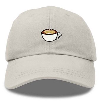 Dalix Cappuccino Embroidered Casual Cap