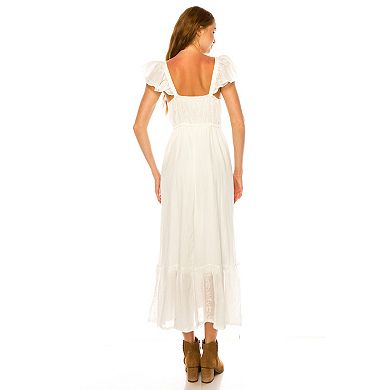 Women's Penelope Rose Embroidered Maxi Dress