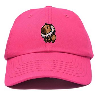 Dalix Capybara Donut Embroidered Cap