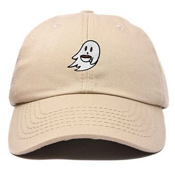 Dalix Coffee Ghost Embroidered Hat