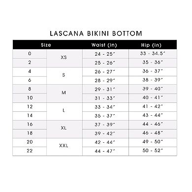 Lascana Women's Fold Over Classic Bikini Bottom
