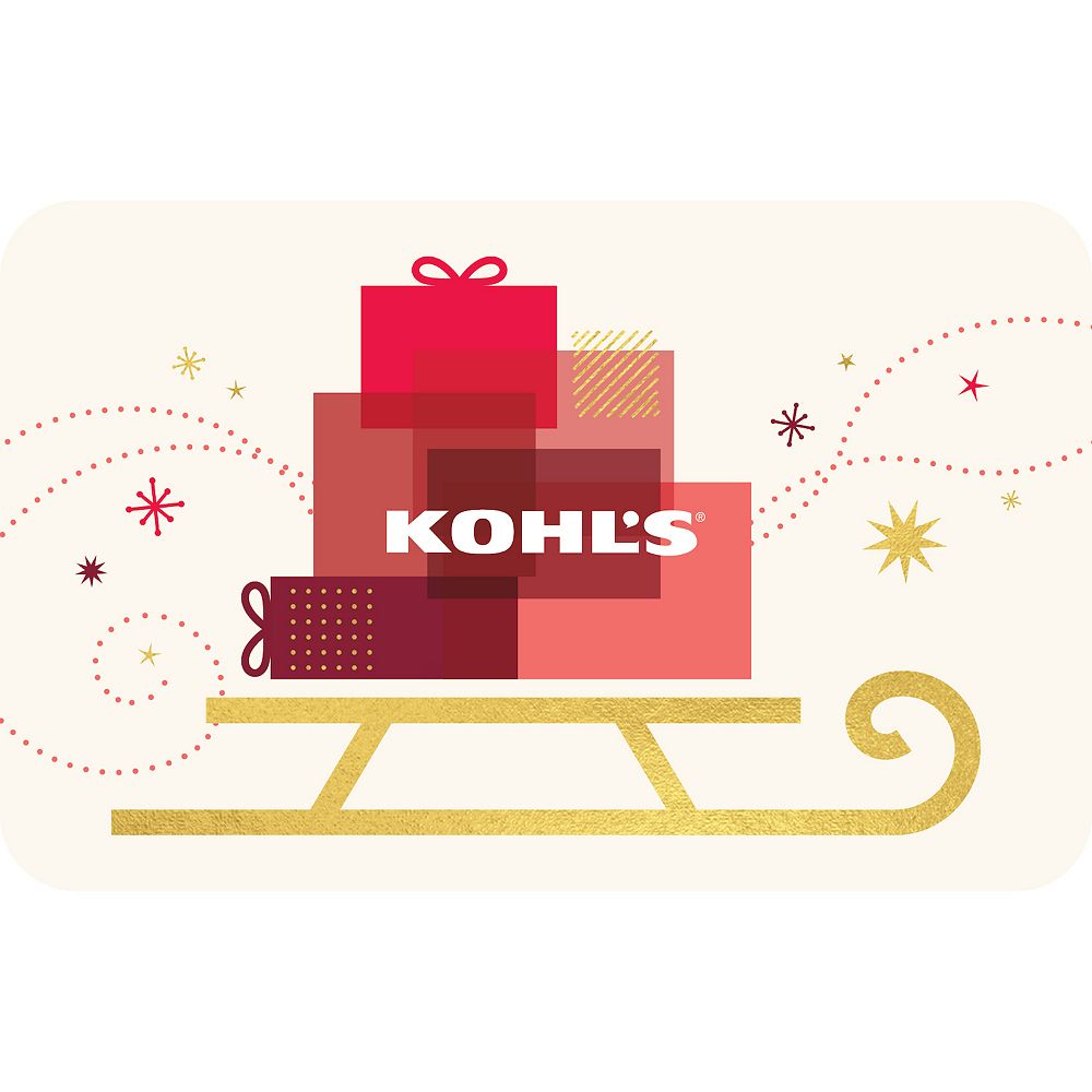 Kohl's Holiday Sleigh Gift Card