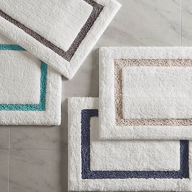 Madison Park Roan Border Tufted Bathroom Rug