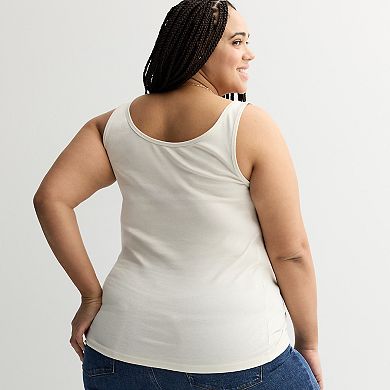 Plus Size Sonoma Goods For Life® Everyday Layering Tank