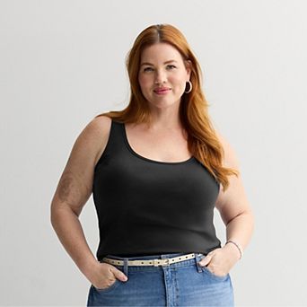 Plus Size Sonoma Goods For Life® Everyday Layering Tank