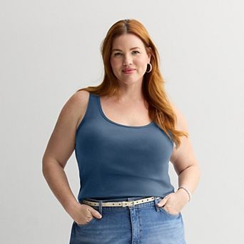 Plus Size Sonoma Goods For Life® Everyday Layering Tank