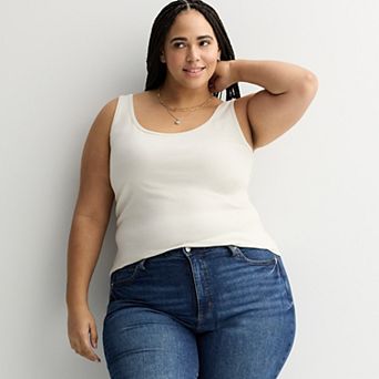 Plus Size Sonoma Goods For Life® Everyday Layering Tank