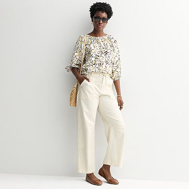 Women's Sonoma Goods For Life® Shirred Feminine Top