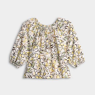 Women's Sonoma Goods For Life® Shirred Feminine Top