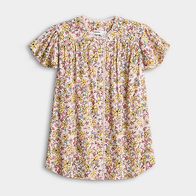 Women's Sonoma Goods For Life® Button Front Popover Sweater