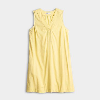 Petite Sonoma Goods For Life® Everyday Y-Neck Sleeveless Shift Dress