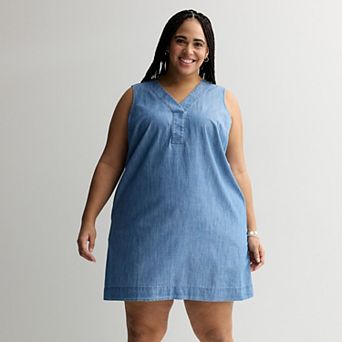 Plus Size Sonoma Goods For Life® Everyday Shift Dress