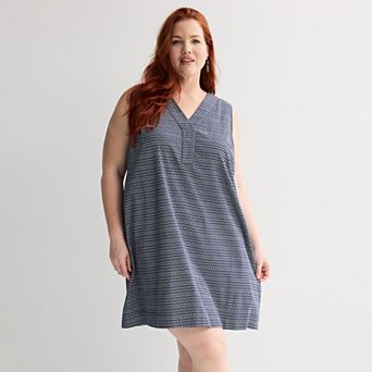 Plus Size Sonoma Goods For Life® Everyday Shift Dress