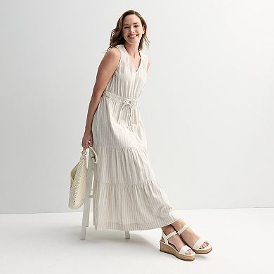 Women's Sonoma Goods For Life® Tiered Maxi Dress