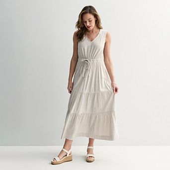 Women's Sonoma Goods For Life® Tiered Maxi Dress