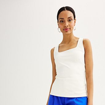 Petite Nine West Sculpt Tank Top