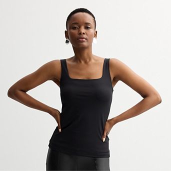 Petite Nine West Sculpt Tank Top