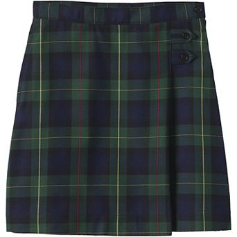 Girls 7-16 Plus Size Lands' End Plaid Below the Knee A-line Skirt