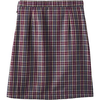 Girls 4-16 Lands' End Plaid Below the Knee A-line Skirt