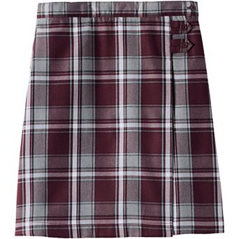 Girls 4-16 Lands' End Plaid Below the Knee A-line Skirt