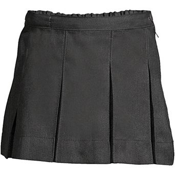 Girls 4-16 Lands' End Above the Knee Box Pleat Skirt