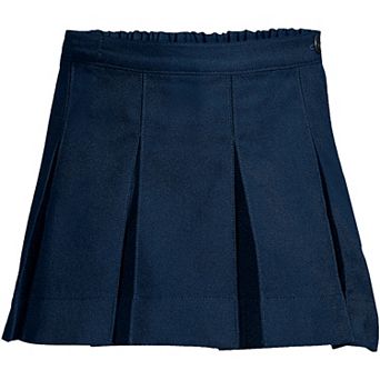 Girls 4-16 Lands' End Above the Knee Box Pleat Skirt