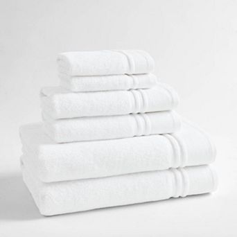 Madison Park Roan Border 6 pc Bath Towel Set