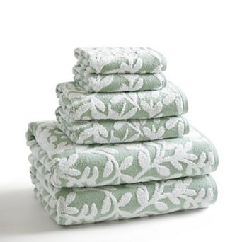 Madison Park Skyler 6 pc Decorative Bath Towel Set