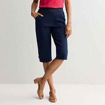 Women's Croft & Barrow® Pull On Denim Skimmers