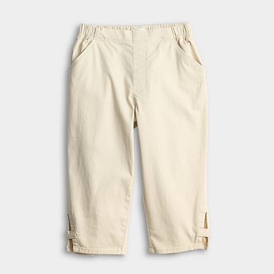 Petite Croft & Barrow® Pull-On Denim Skimmer Pants