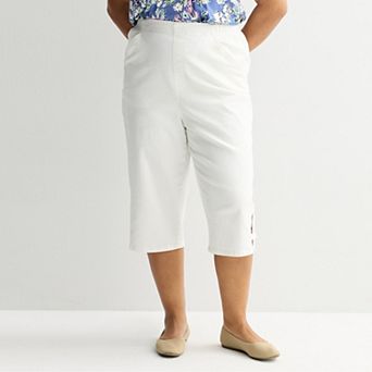 Plus Size Croft & Barrow® Pull-On Denim Skimmer Pants