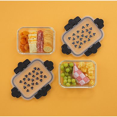 JoyJolt Disney's Mickey & Minnie Food Storage Set of 2