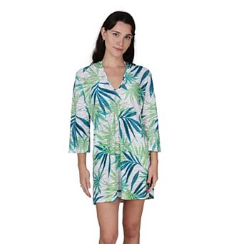 Women's Portocruz Long Sleeve V-Neck Hoodie Cover-Up