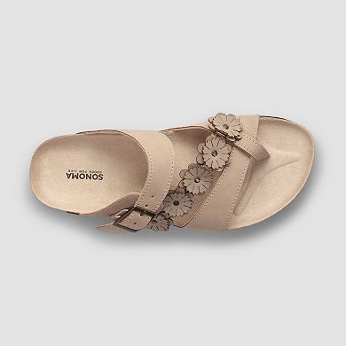 Sonoma Goods For Life® Canddic Floral Footbed Women's Sandals