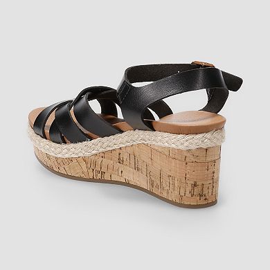 Sonoma Goods For Life® Neiomy Women's Cork Wedge Sandals