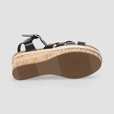 Sonoma Goods For Life® Neiomy Women's Cork Wedge Sandals