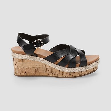 Sonoma Goods For Life® Neiomy Women's Cork Wedge Sandals