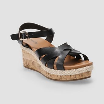 Sonoma Goods For Life® Neiomy Women's Cork Wedge Sandals