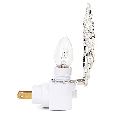 Ganz Black and Yellow Bee with Crystals and Honeycomb Zinc Plug In Night Light 3.75 inch