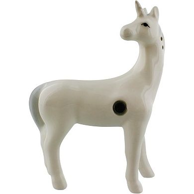 Unicorn and Pegasus Attractives Ceramic Magnetic Salt and Pepper Shakers
