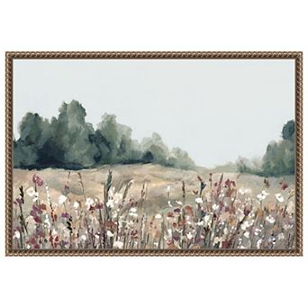 Muted Meadows by Hannah Dawson Framed Canvas Wall Art Print