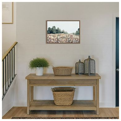Muted Meadows by Hannah Dawson Framed Canvas Wall Art Print