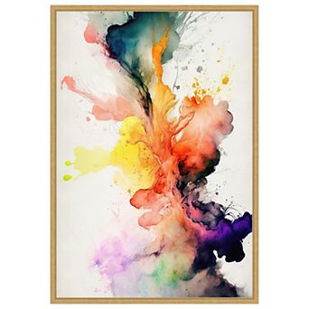 Mesmerizing Abstraction by Mauro Framed Canvas Wall Art Print