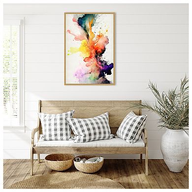 Mesmerizing Abstraction by Mauro Framed Canvas Wall Art Print