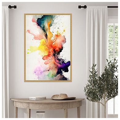Mesmerizing Abstraction by Mauro Framed Canvas Wall Art Print