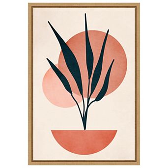 Copenhagen 1978 No 7 by Eins Kubistika Framed Canvas Wall Art Print