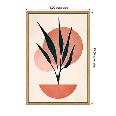 Copenhagen 1978 No 7 by Eins Kubistika Framed Canvas Wall Art Print