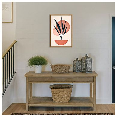 Copenhagen 1978 No 7 by Eins Kubistika Framed Canvas Wall Art Print