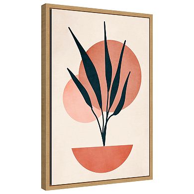 Copenhagen 1978 No 7 by Eins Kubistika Framed Canvas Wall Art Print