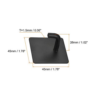 3Pcs Self Adhesive Wall Hooks, 304 Stainless Steel Sticky Hooks Hanger